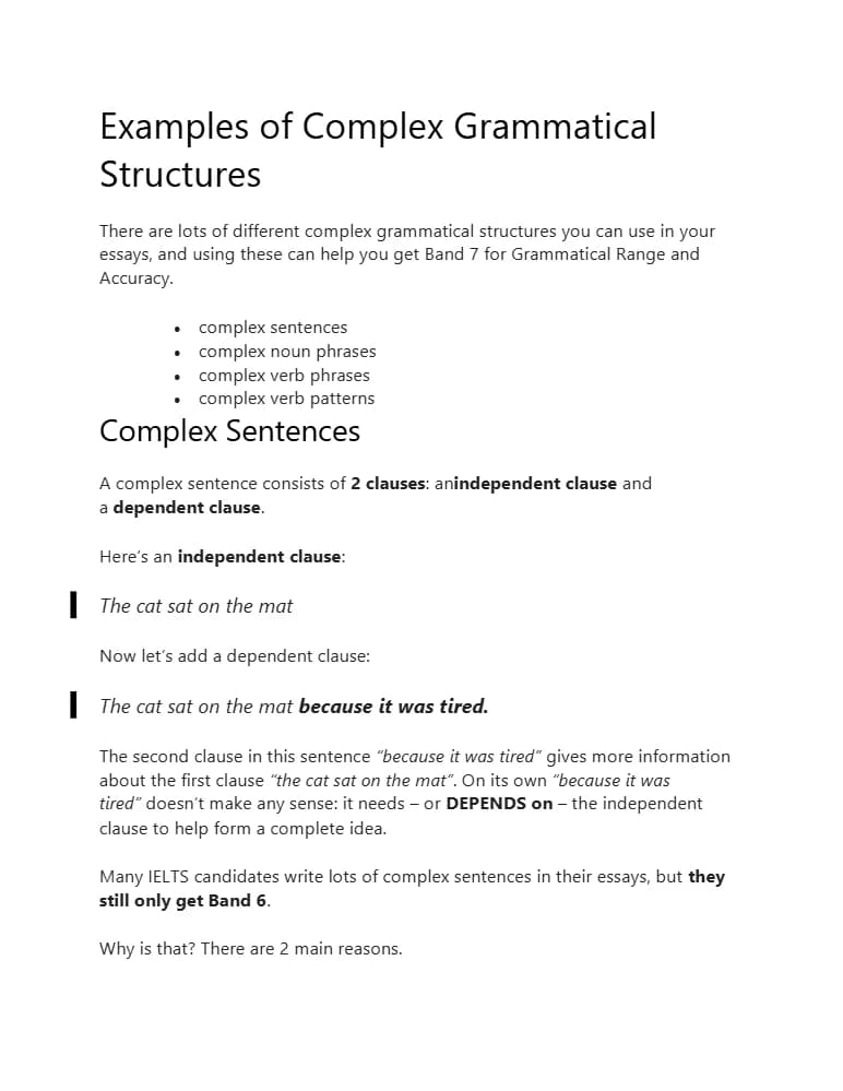 کتاب Grammatical Structures You Should Use for Band 7 (ساختارهای گرامری موردنیاز برای کسب نمره ۷ آیلتس) نسخه انگلیسی PDF