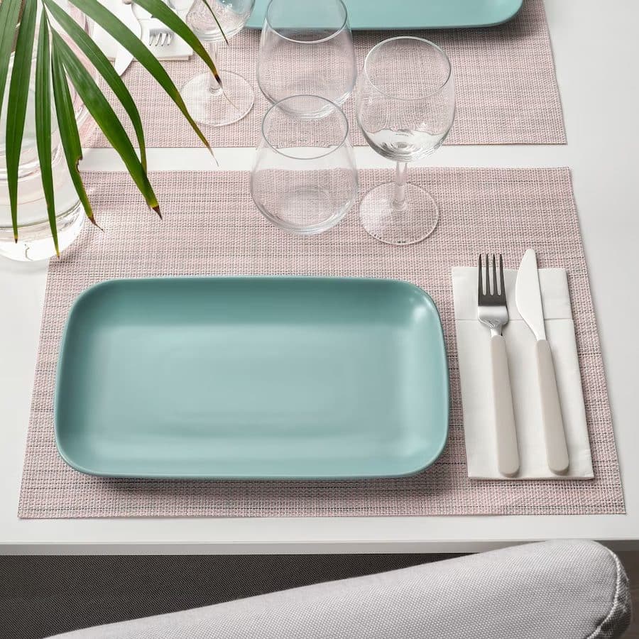 بشقاب تخت فیروزه ایکیا IKEA-FARGKLAR — تصویر ۲