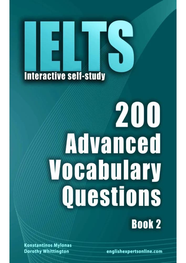 کتاب IELTS Interactive Self-Study: 200 Advanced Vocabulary (خودآموز تعاملی آیلتس: ۲۰۰ واژه پیشرفته) نسخه انگلیسی PDF
