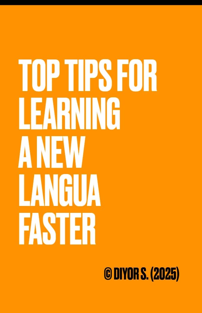 کتاب Top Tips for Learning a New Language Faster (بهترین نکات برای یادگیری سریعتر یک زبان جدید) نسخه انگلیسی PDF