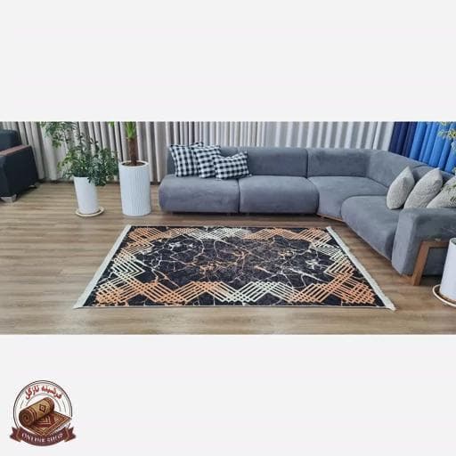 فرشینه مُدرن جنس مخمل تُرک ابعاد دلخواه تولید میشه استُپ دار — تصویر ۷