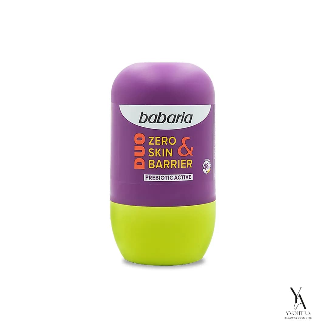 رول ضدتعریق بدون آلومینیوم زیرو ZERO & SKIN BARRIER باباریا BABARIA حجم 50 میل