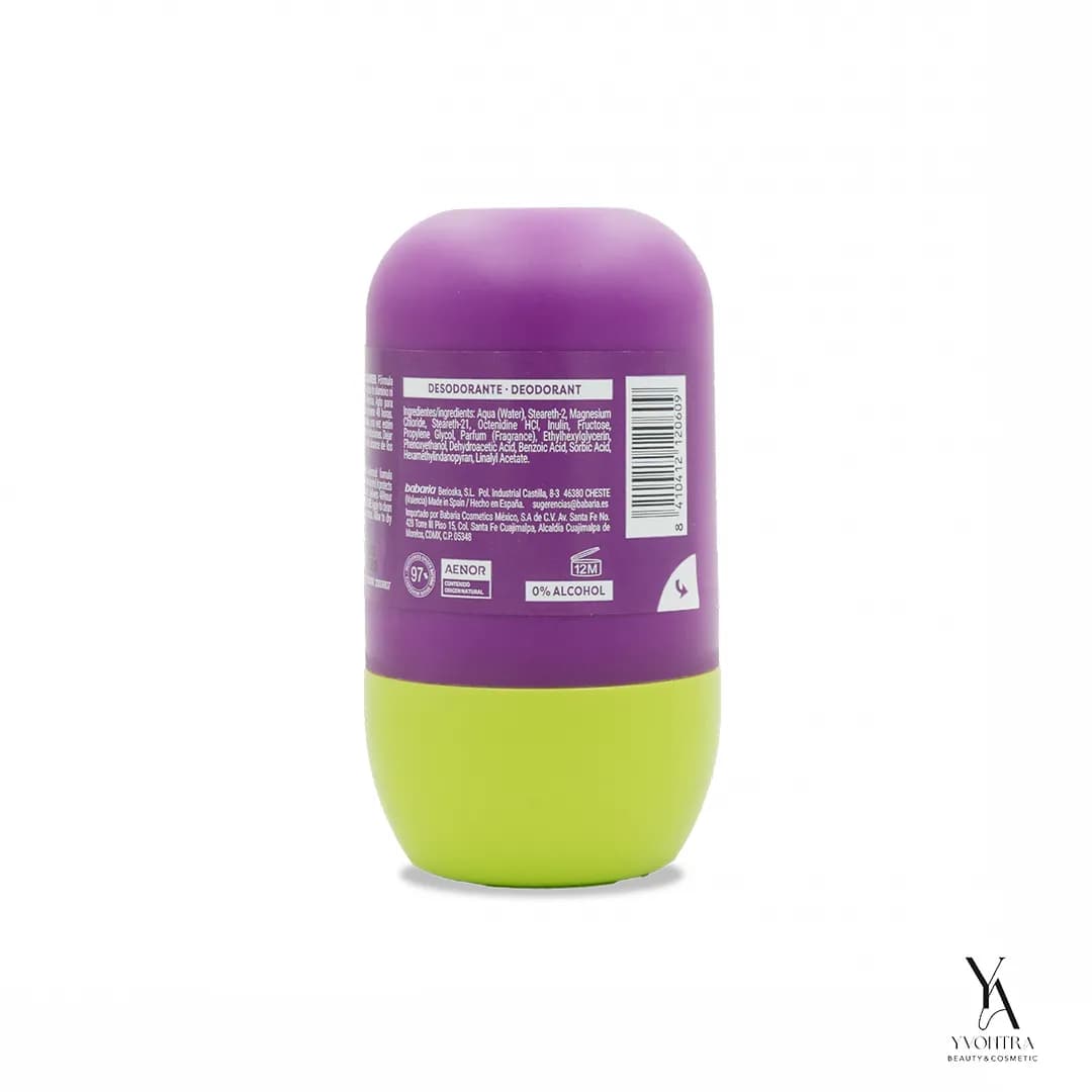 رول ضدتعریق بدون آلومینیوم زیرو ZERO & SKIN BARRIER باباریا BABARIA حجم 50 میل — تصویر ۲
