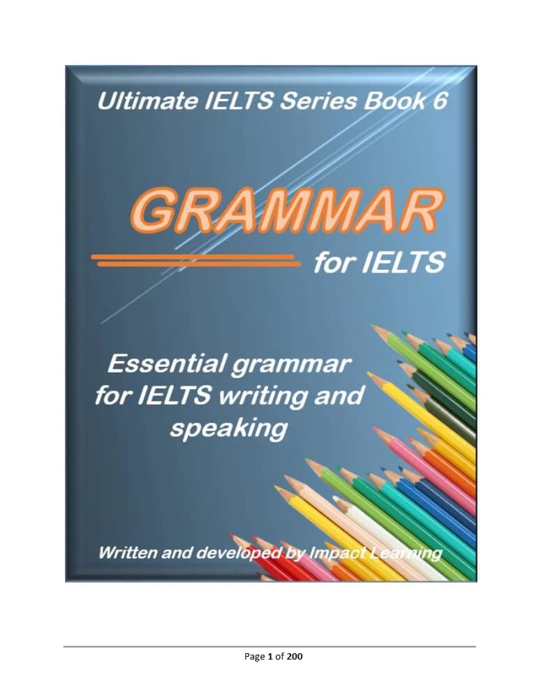 کتاب Ultimate IELTS Grammar (گرامر جامع آیلتس) نسخه انگلیسی PDF