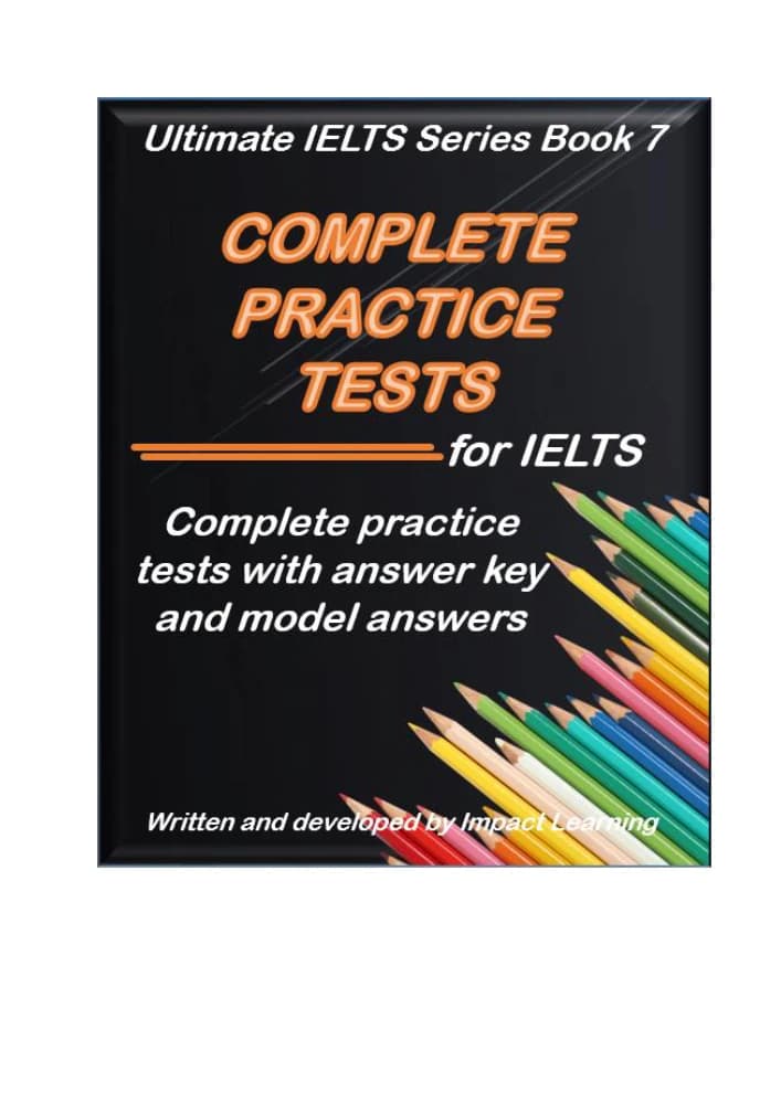 کتاب Ultimate IELTS General Practice Tests (مجموعه آزمون‌های تمرینی نهایی آیلتس جنرال) نسخه انگلیسی PDF