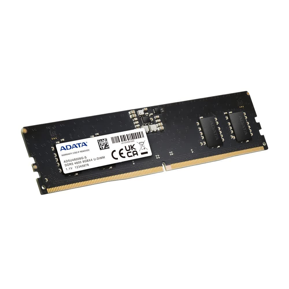 رم کامپیوتر DDR5 تک کاناله 4800 مگاهرتز CL40 ای دیتا ظرفیت 8 گیگابایت — تصویر ۲