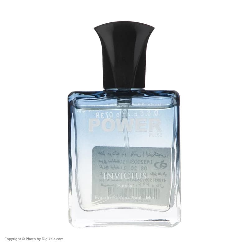عطر جیبی مردانه پاور پالس مدل اینویکتوس حجم 25 میلی لیتر — تصویر ۲