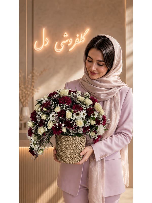 سبد گل عقد 6BCC25