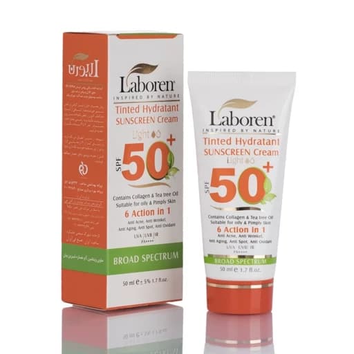 لابورن کرم ضدآفتاب رنگی روشن SPF50
