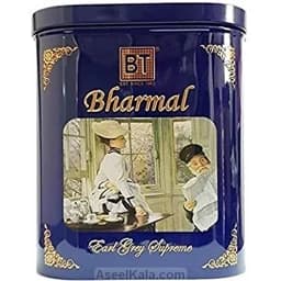 چای بارمال معطر ارل گری قوطی بیضی 500 گرمی — تصویر ۲