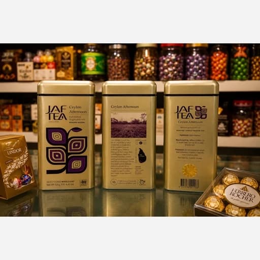 چای عصرانه سیاه سیلانی برگ درشت Jaf tea Ceylon afternoon