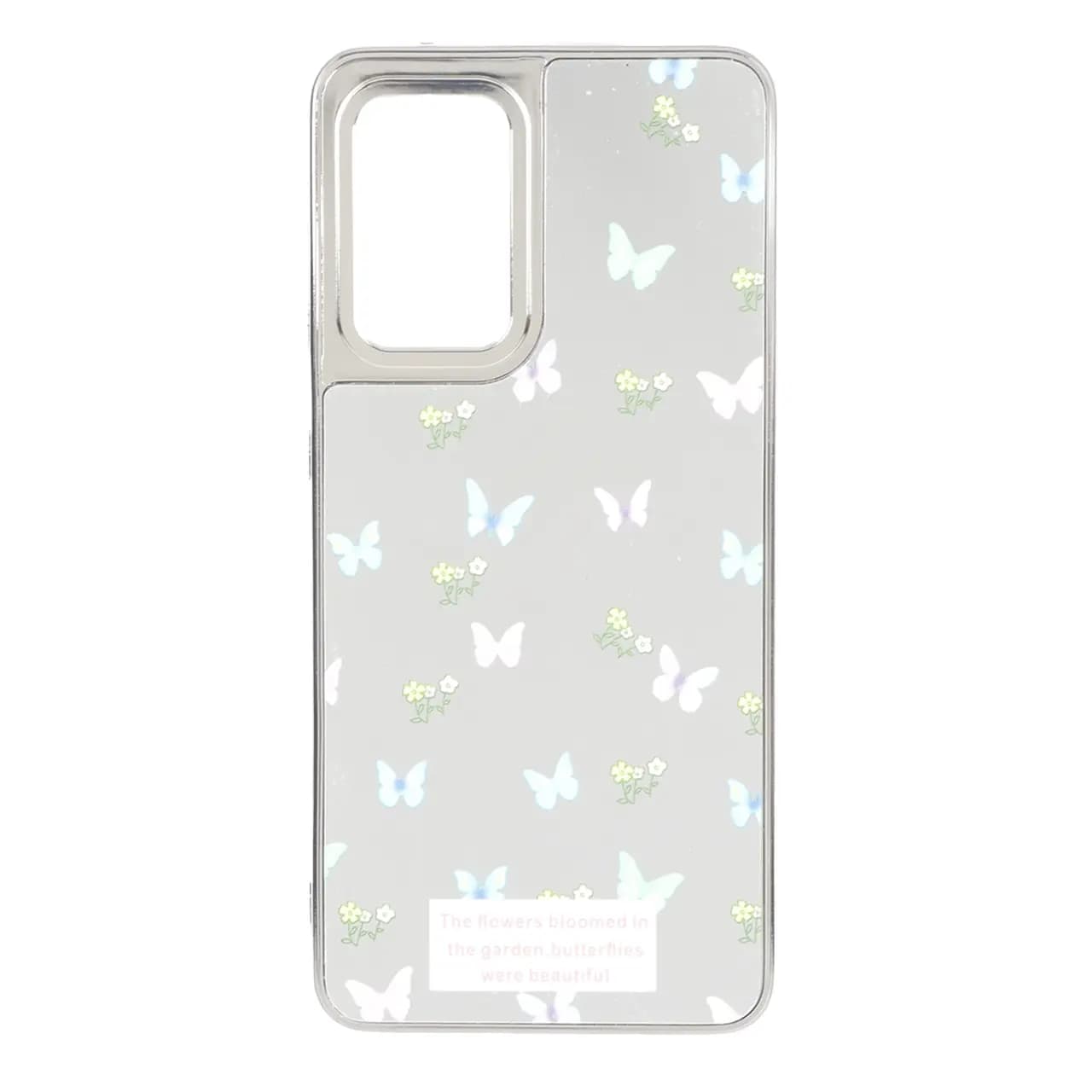 قاب آینه ای Silver طرح دار Samsung Galaxy A52 / A52s – کد 87