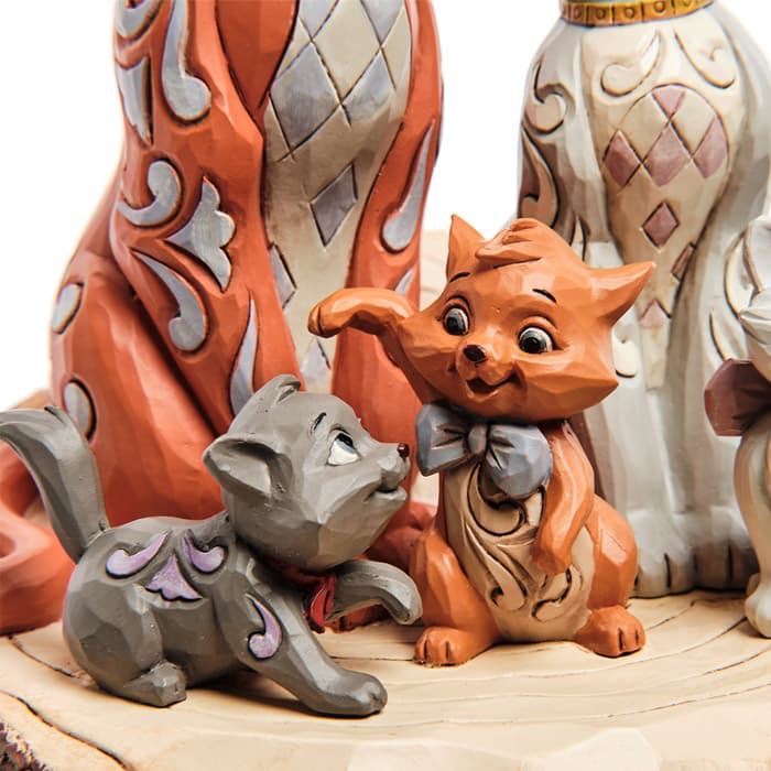 فیگور اورجینال دیزنی Aristocats Carved by Hearts Figurine — تصویر ۳