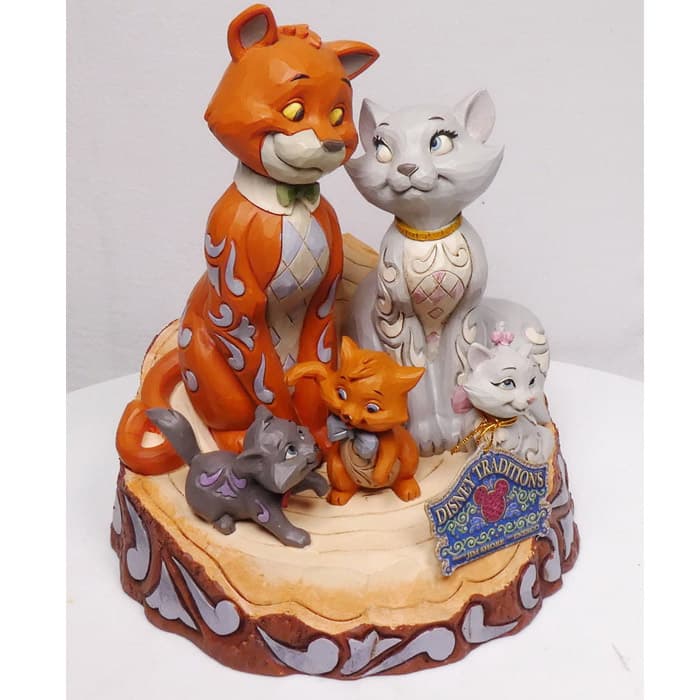 فیگور اورجینال دیزنی Aristocats Carved by Hearts Figurine — تصویر ۵