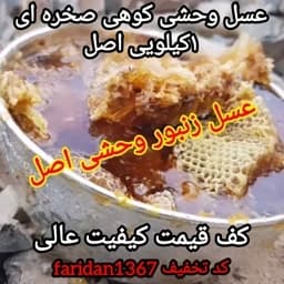 عسل وحشی کوهی صخره ای 1کیلویی اصل(ارسال رایگان با خرید 2م از غرفه) — تصویر ۲
