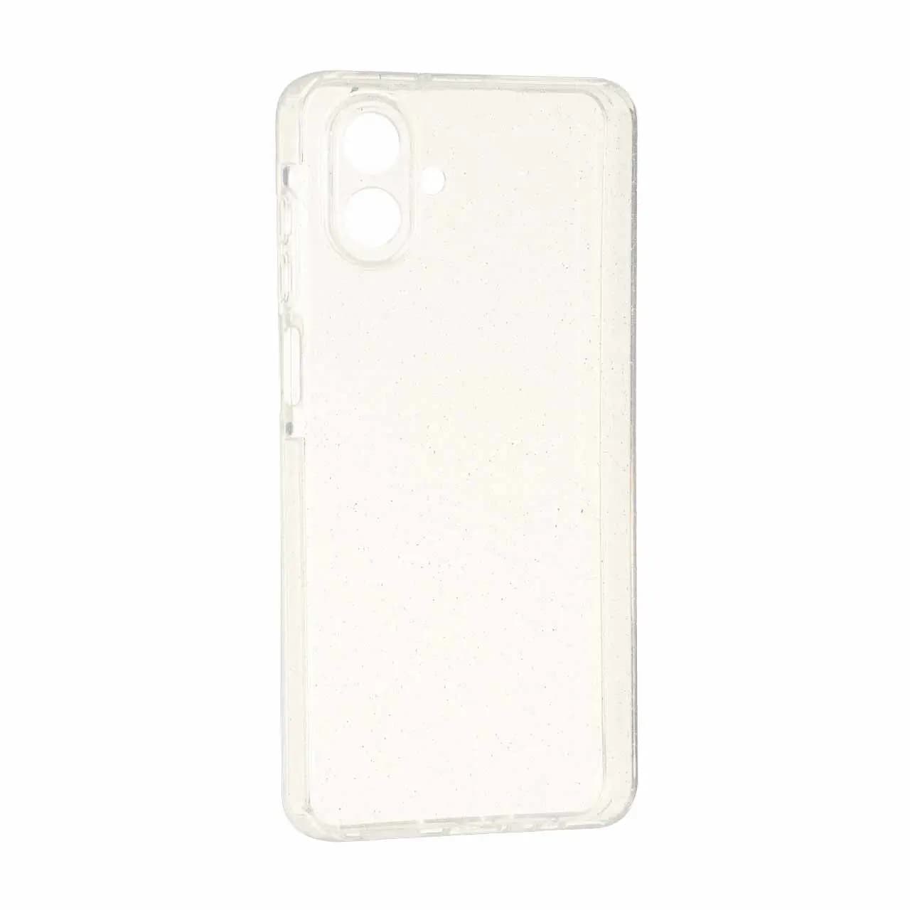 قاب ژله ای شفاف شاین اکلیلی محافظ لنزدار Samsung Galaxy A08