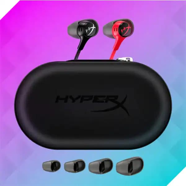 هنذفری گیمینگ HyperX Cloud Gaming Earbuds II – مشکی — تصویر ۴