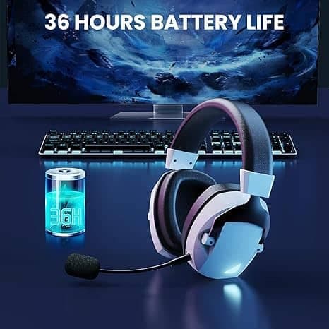 هدست بی سیم BL100 Pro – سفید — تصویر ۳