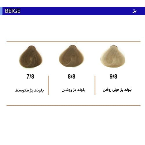 رنگ مو بلوند بژ خیلی روشن 9/8 جوو — تصویر ۲
