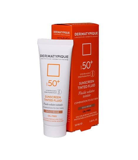 فلوئید ضد آفتاب رنگی پوست چرب SPF50 درماتیپیک 50 میلی لیتر — تصویر ۲