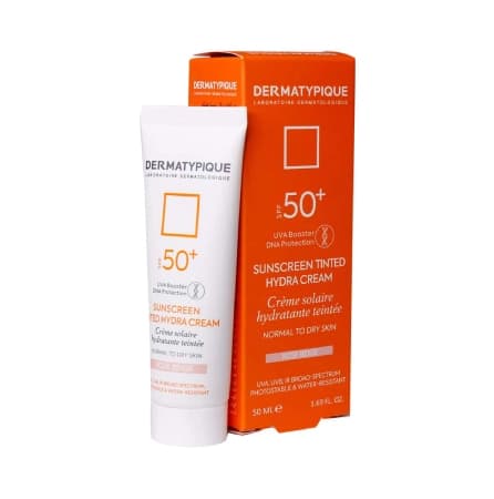 کرم ضد آفتاب رنگی پوست خشک SPF50 درماتیپیک 50 میلی لیتر — تصویر ۳