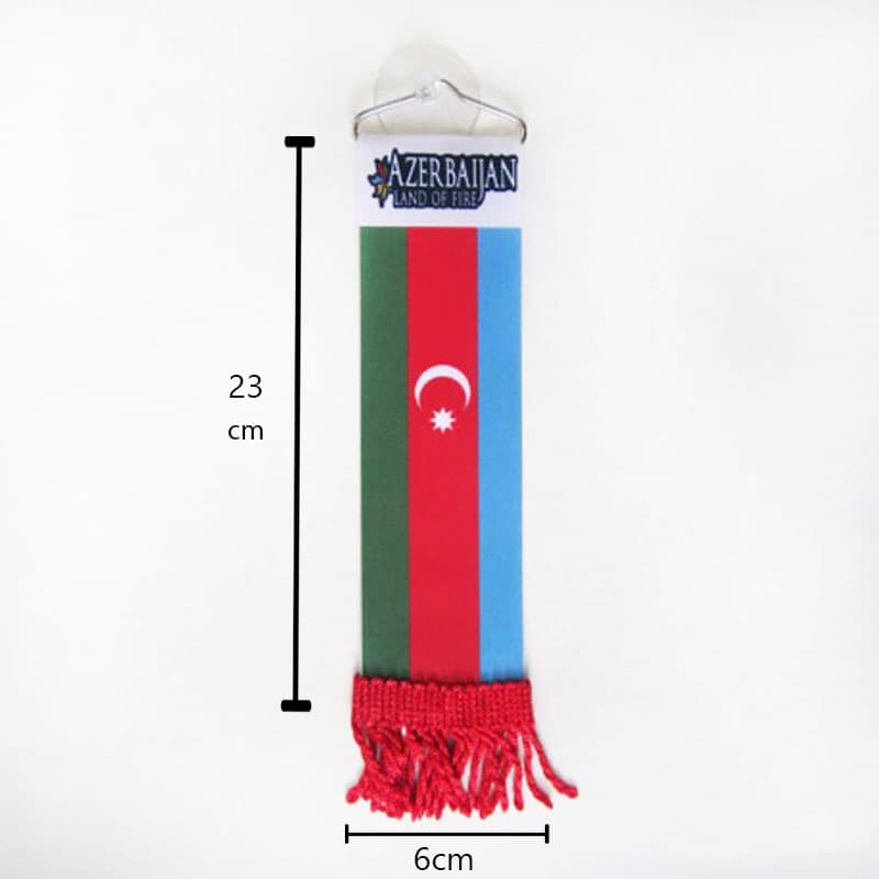 آویز پرچم آذربایجان کد 0262 — تصویر ۳