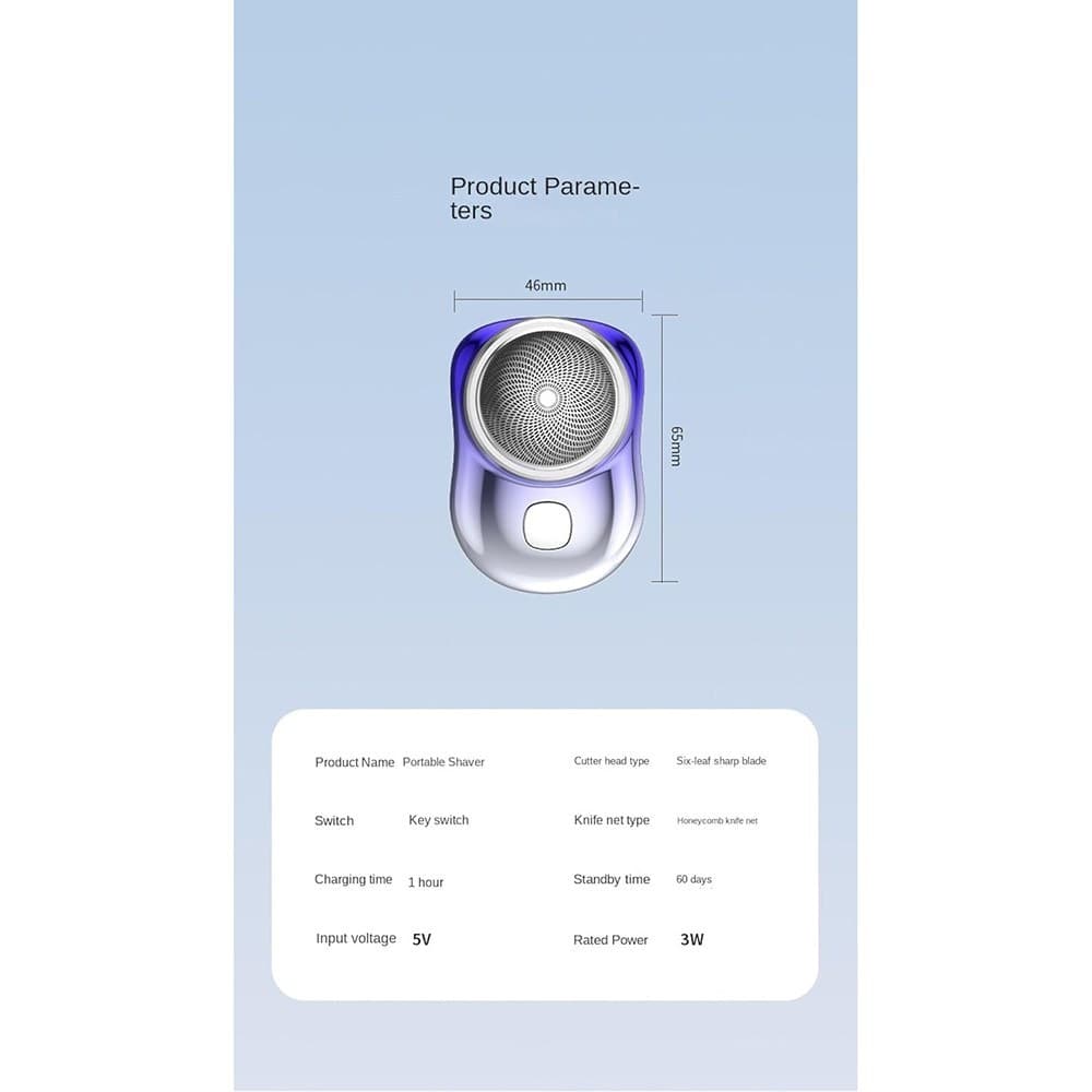 ریش تراش برقی شارژی مدل P10 برند ARBAKS — تصویر ۸