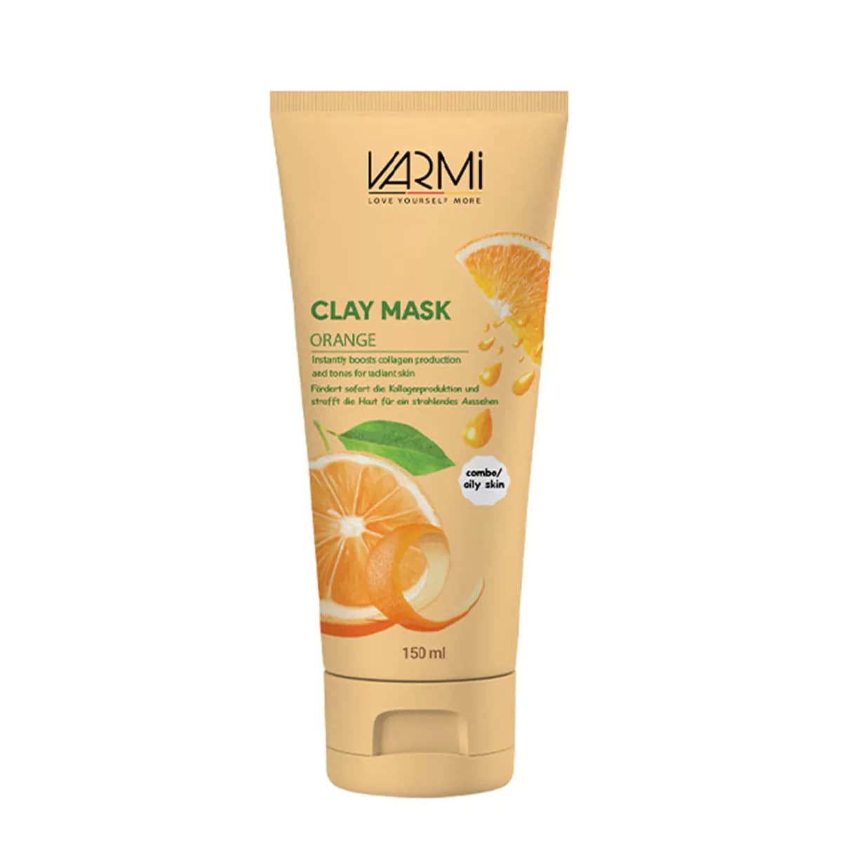 ماسک صورت خاک رسی پرتقال حجم 150 میلی لیتر وارمی