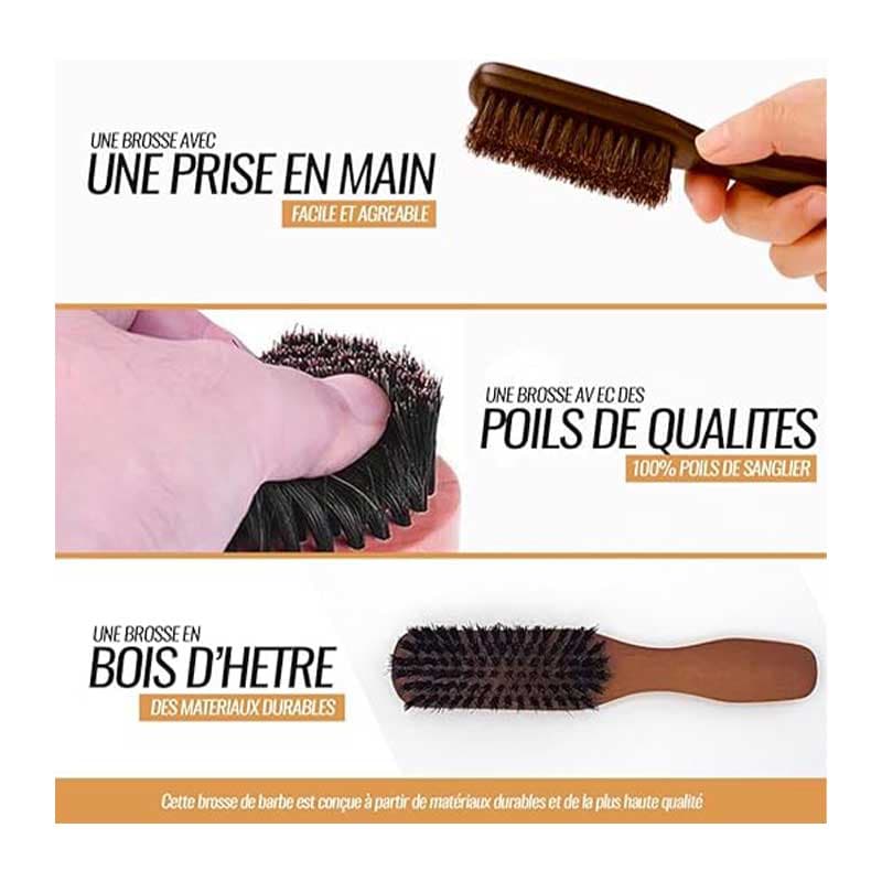 برس ریش و سبیل برند BARBER TOOLS — تصویر ۳