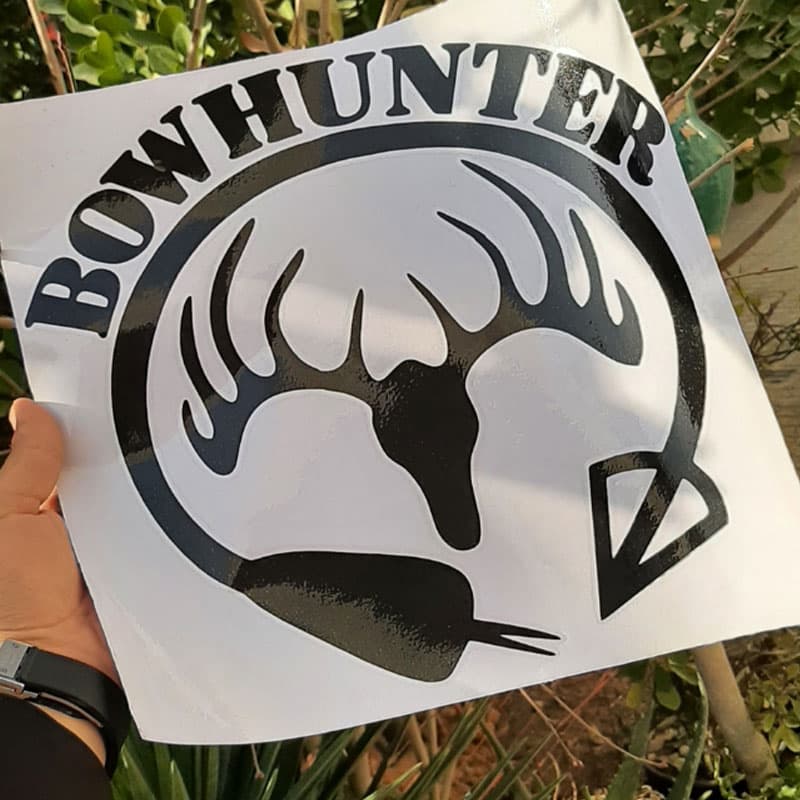 برچسب طرح (شکارچی ) BOWHUNTER کد 1406 — تصویر ۴