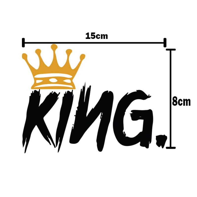 برچسب طرح king کد 1405 — تصویر ۳