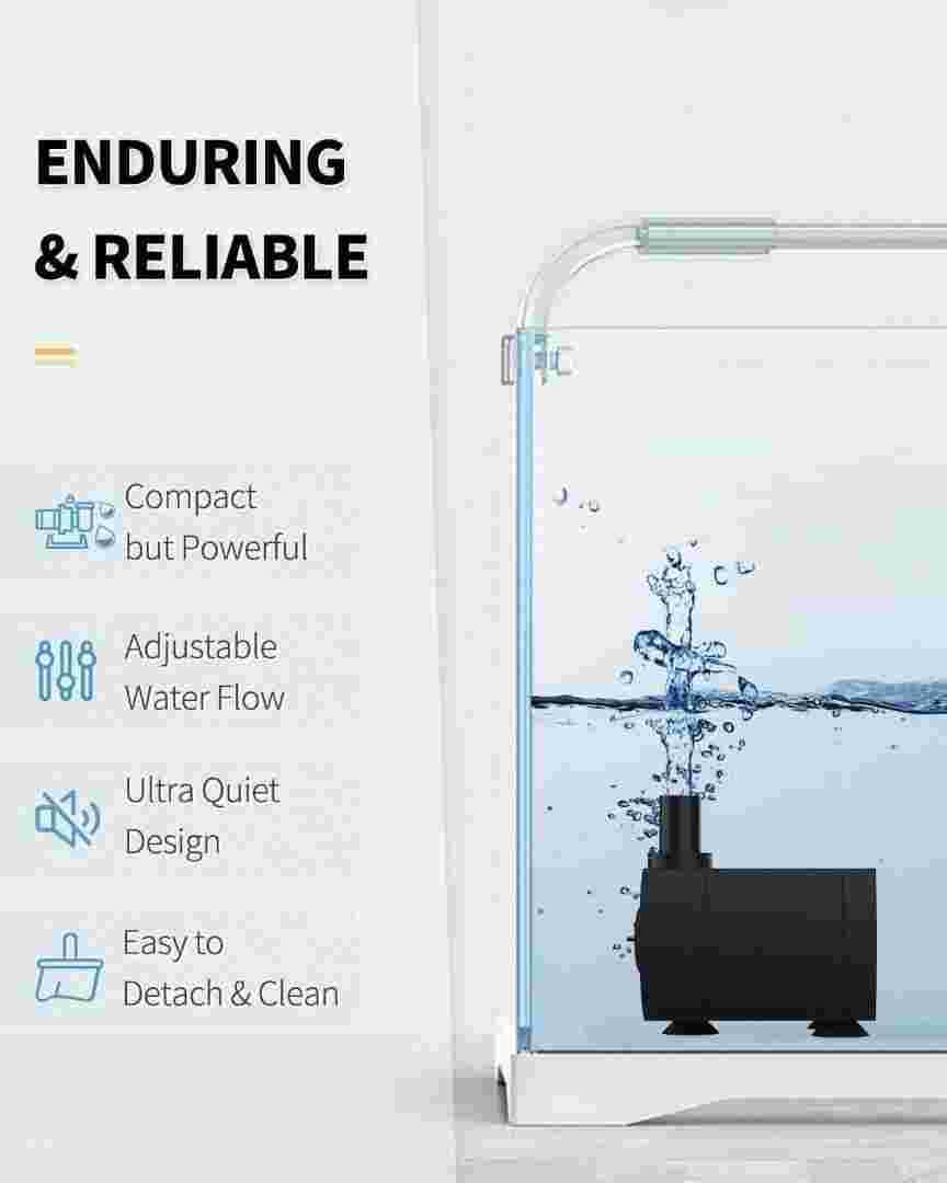 پمپ آب شناور آکواریومsubmersible pump NP600 — تصویر ۴