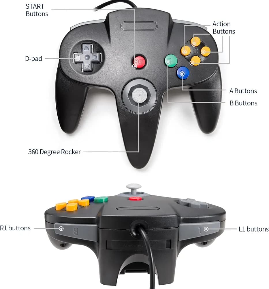 دسته بازی کنسول Nintendo 64 — تصویر ۸