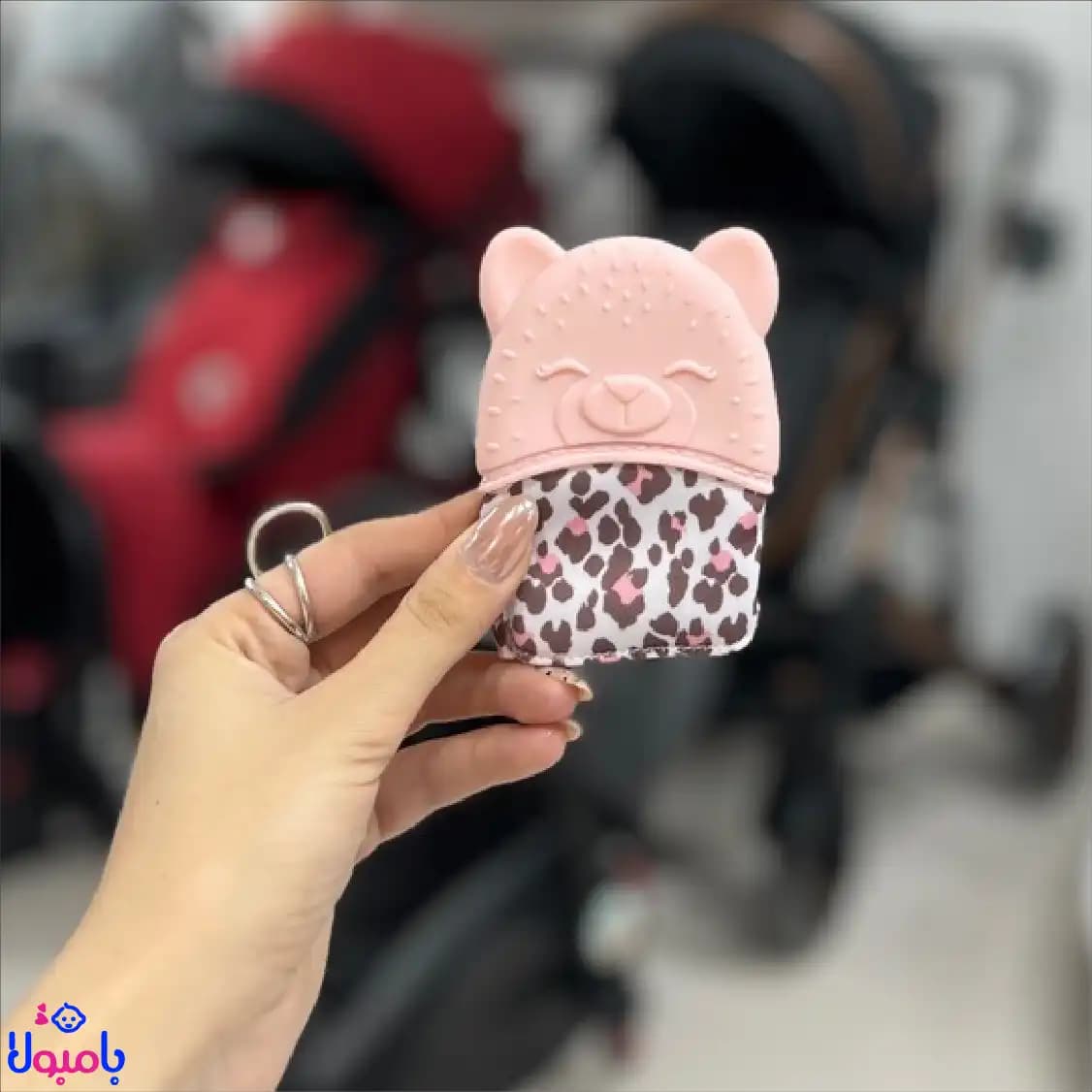 دستکش دندانگیر نوزاد سیلیکونی 10*7سانتیمتر only baby — تصویر ۶