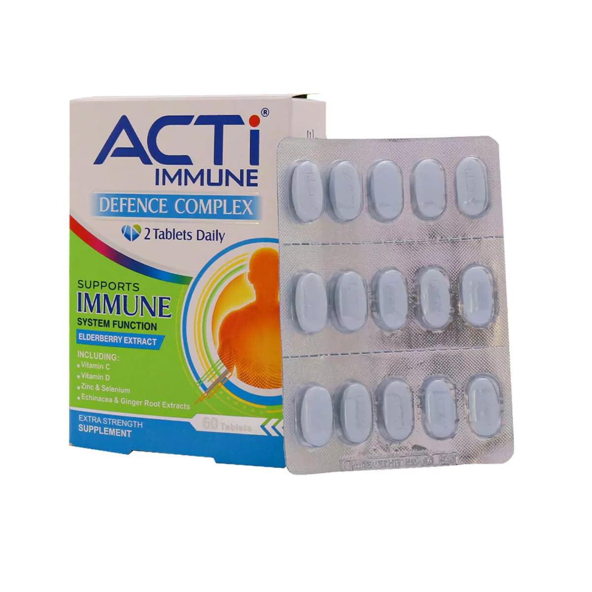 قرص اکتی ایمیون تعداد 60 عدد ابیان دارو — تصویر ۲