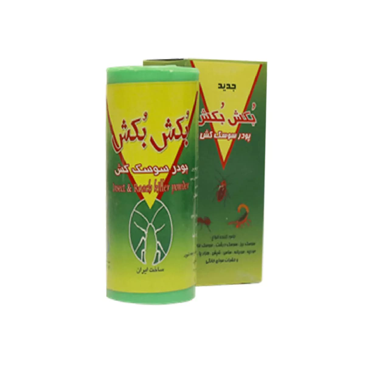 پودر سوسک کش حجم 65 گرم بکش بکش