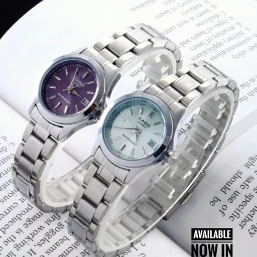 ساعت مچی زنانه بند استیل کاسیو Casio