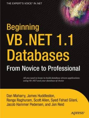 دانلود کتاب Beginning VB .NET 1.1 Databases: From Novice to Professional