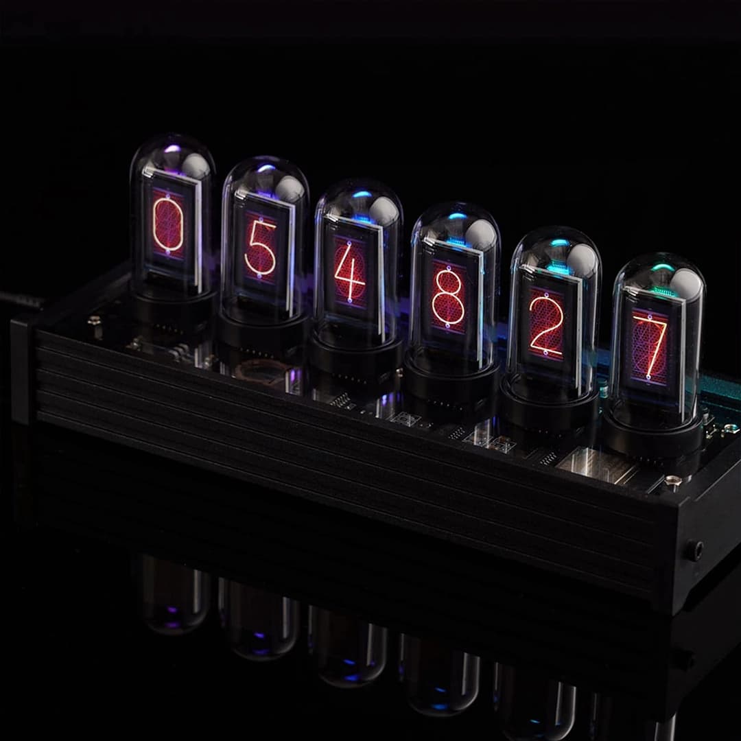 ساعت مدرن Eleksmaker Nixie Tube — تصویر ۴