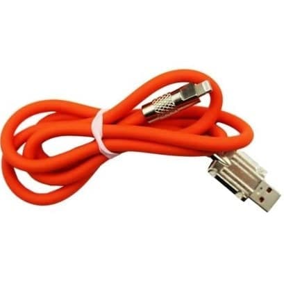 کابل شارژ ایفون سری ایکس Cable Iphone X Series مدل سیلیکونی چراغ دار