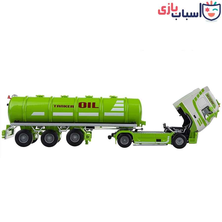 ماکت فلزی تریلی حمل سوخت KDW 625028 — تصویر ۸