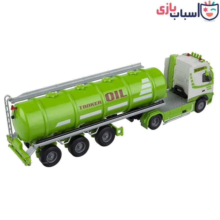 ماکت فلزی تریلی حمل سوخت KDW 625028 — تصویر ۳