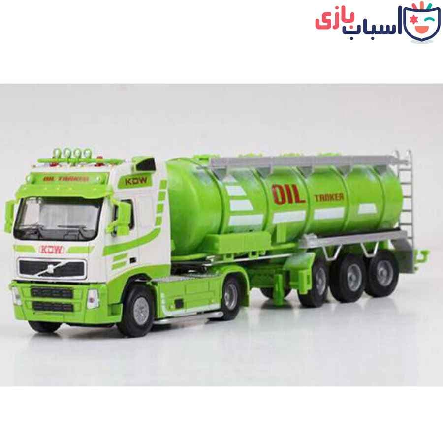 ماکت فلزی تریلی حمل سوخت KDW 625028 — تصویر ۲