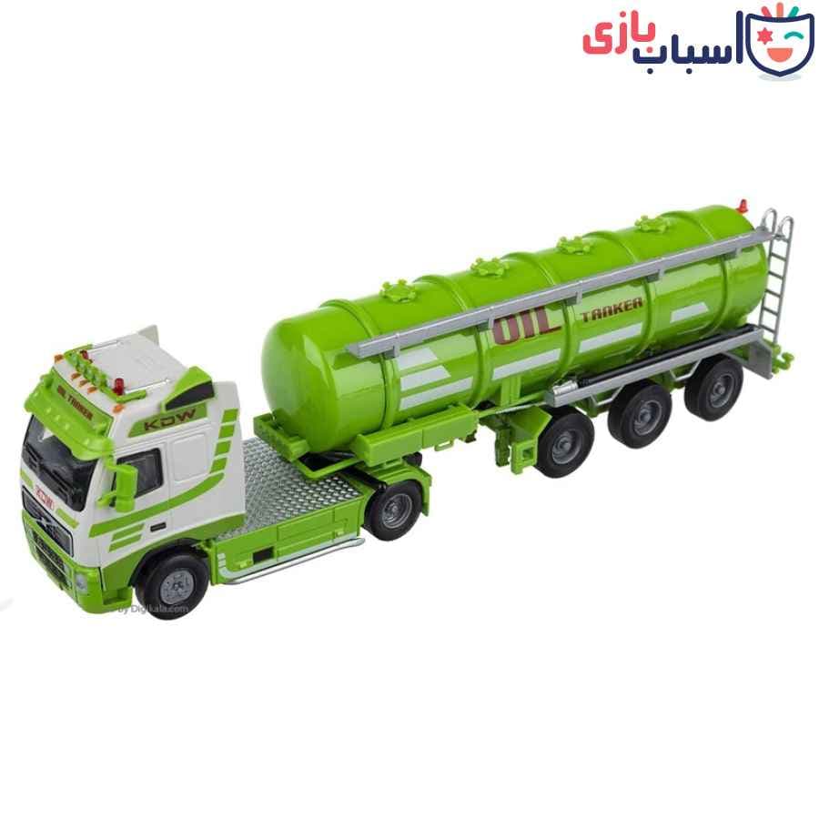 ماکت فلزی تریلی حمل سوخت KDW 625028
