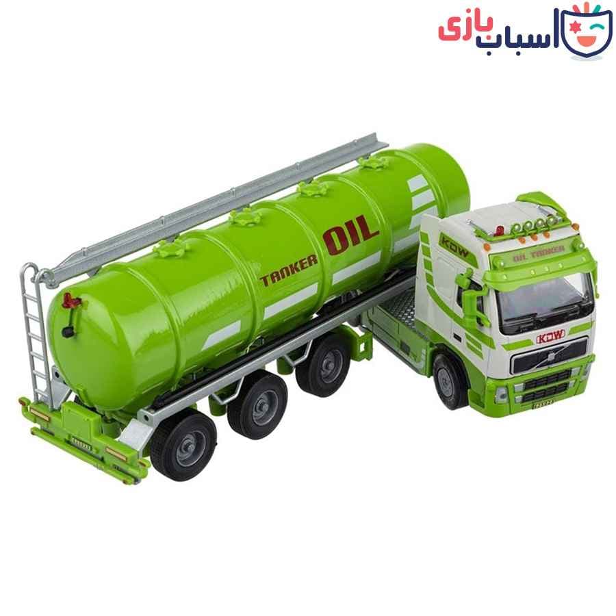 ماکت فلزی تریلی حمل سوخت KDW 625028 — تصویر ۴