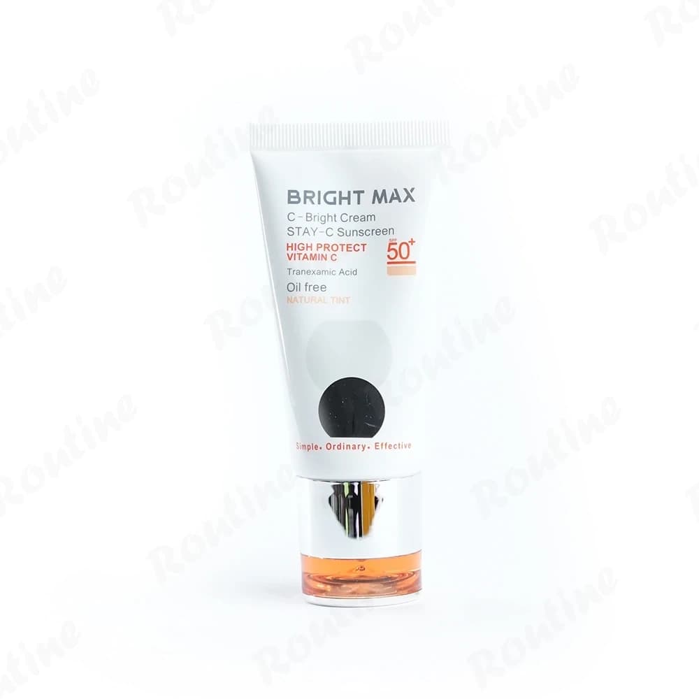 کرم ضد آفتاب SPF 50 ویتامین سی بژ طبیعی برایت مکس