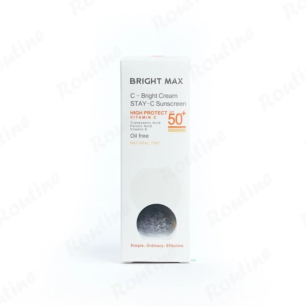 کرم ضد آفتاب SPF 50 ویتامین سی بژ طبیعی برایت مکس — تصویر ۳