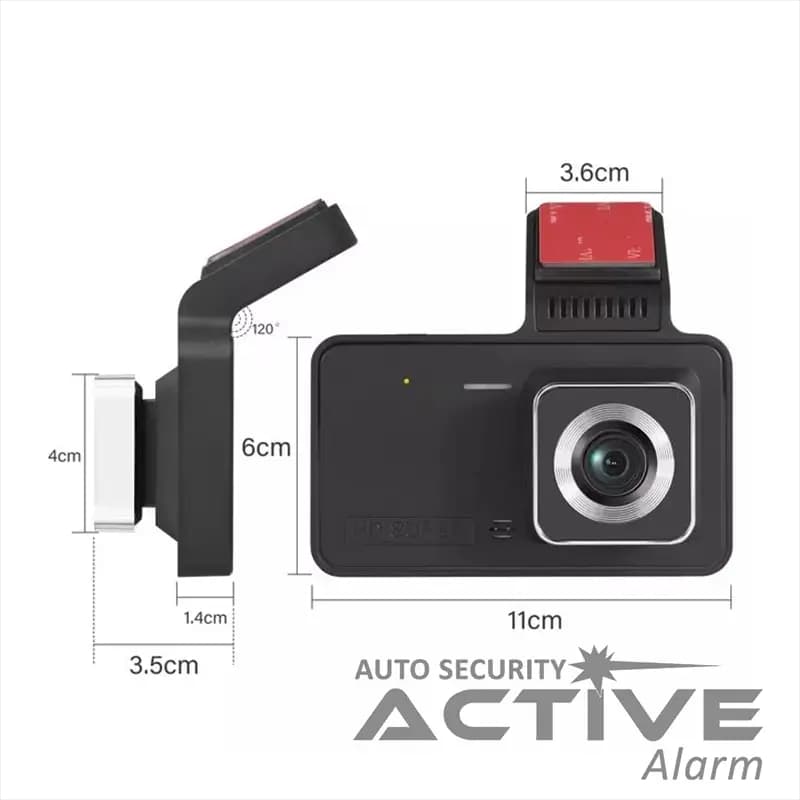 دوربین ثبت وقایع خودرو مدل DA-T40 دو دوربین — تصویر ۶
