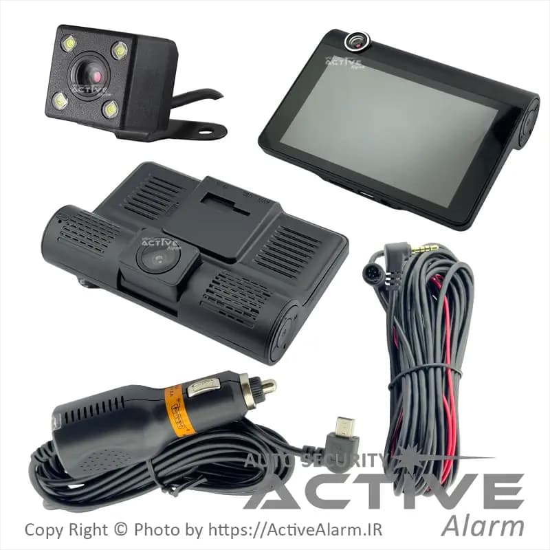 دوربین ثبت وقایع خودرو مدل DA-X3 مجهز به سه دوربین