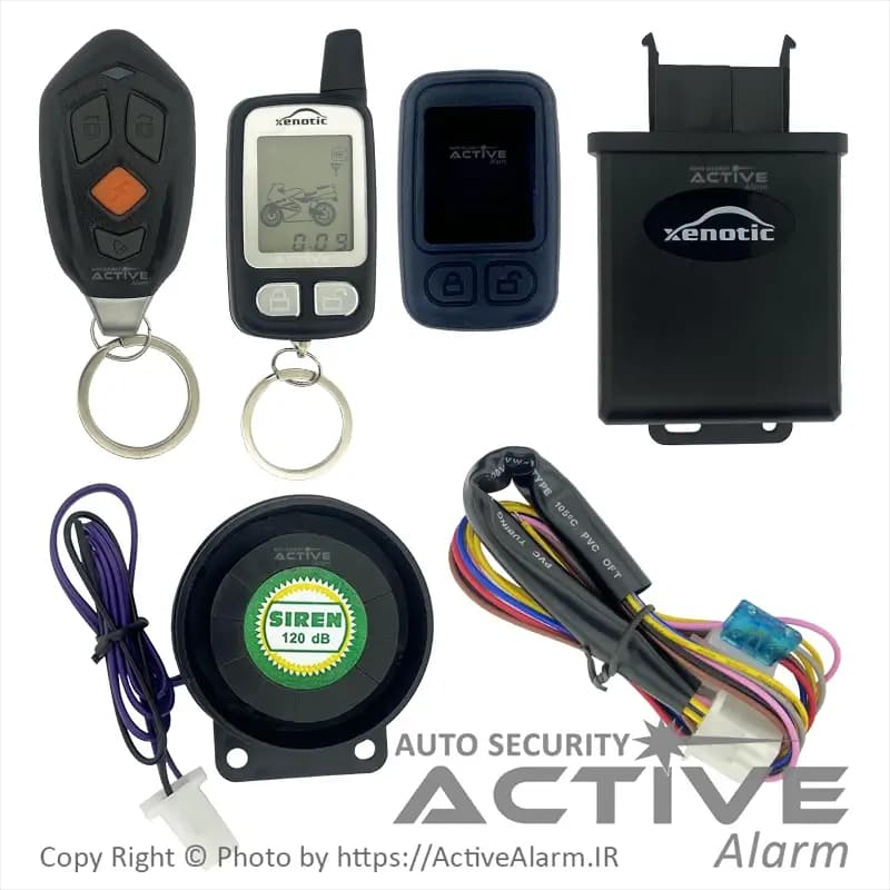 دزدگیر تصویری استارتی موتورسیکلت برند زنوتیک مدل (LM108A)